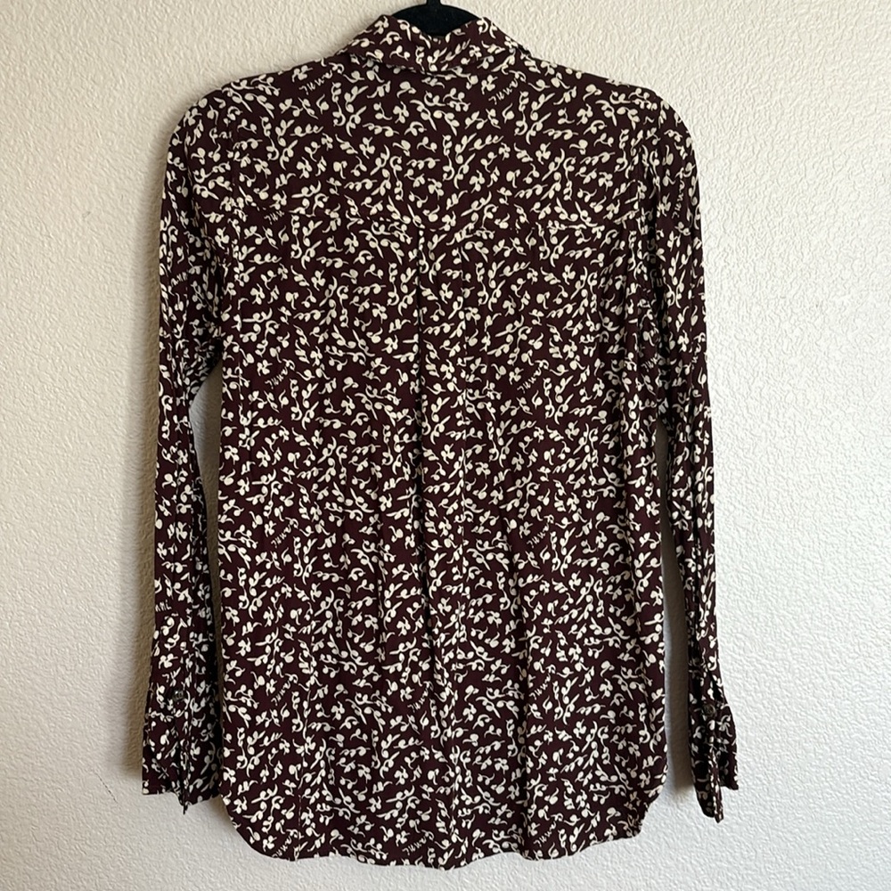Ganni Chocolate Button Down Blouse - image 5
